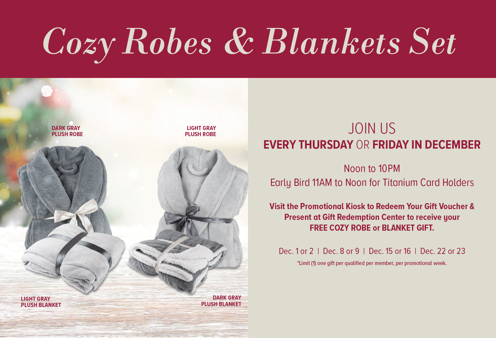Cozy Robes & Blankets Set
